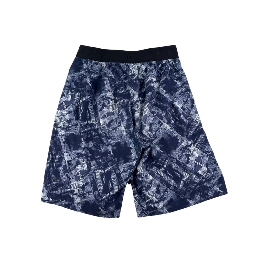 Lululemon Core Shorts Mens Medium Cityscape Drawstring Gym Geomteric 10" - Picture 2 of 10